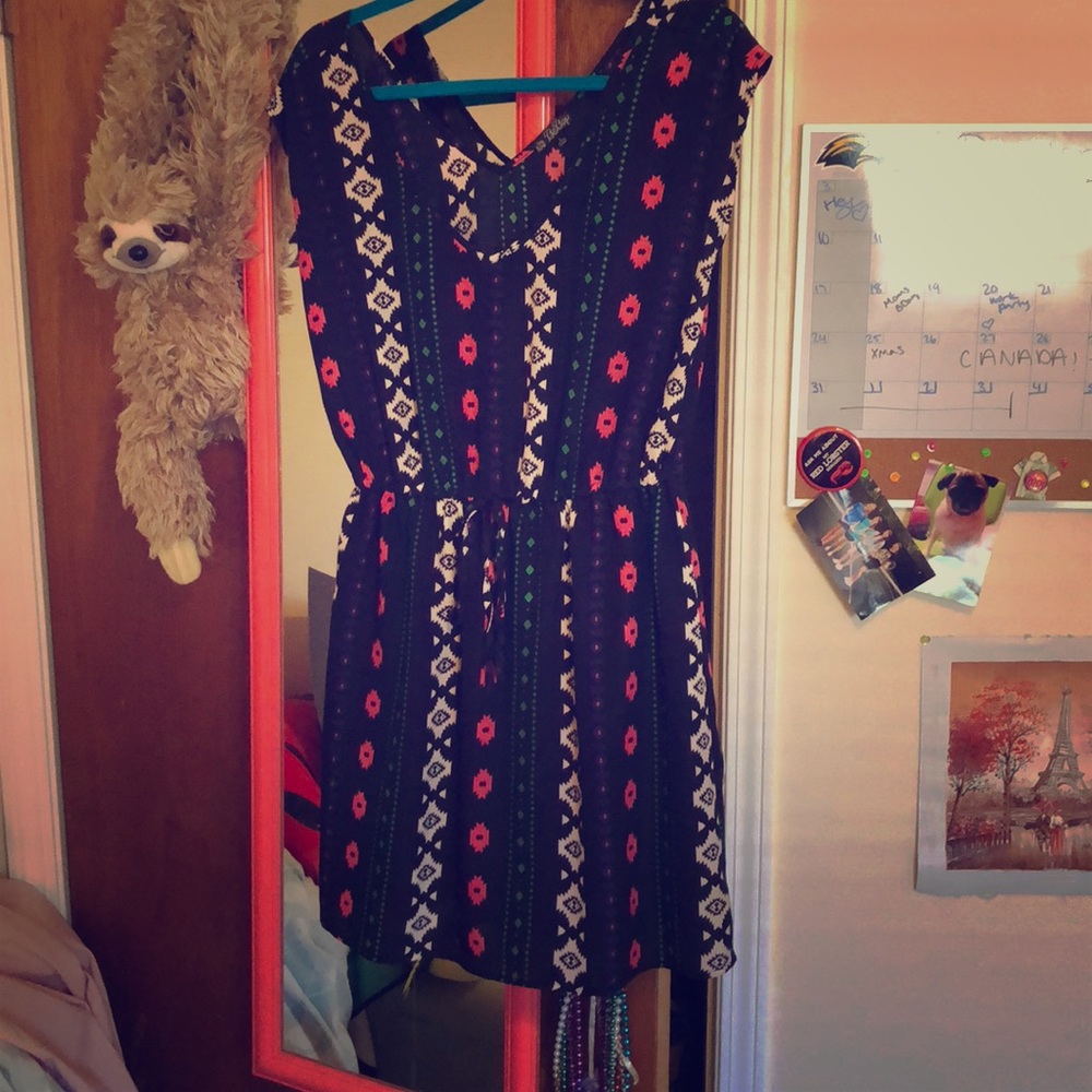 Tribal print dress